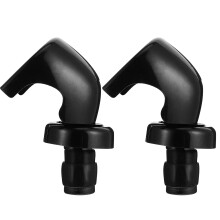Eease2pcs Silikone Vinpropper Akryl Vakuum Champagne Kork Drikkevareforsegling Prop