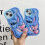 (Compatível com Samsung S21) Capa de silicone azul para celular com o tema Lilo e Stitch 2