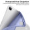 Capa compatível com iPad Pro 11, 12.9 e 13 polegadas (M2, M3, 2025), Air 6, 5, 4 e 3, 10ª, 9ª, 8ª, 7ª e 10.2 polegadas, Mini 6 e 7, verde escuro. 2