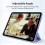 Capa compatível com iPad Pro 11, 12.9 e 13 polegadas (M2, M3, 2025), Air 6, 5, 4 e 3, 10ª, 9ª, 8ª, 7ª e 10.2 polegadas, Mini 6 e 7, verde escuro. 6