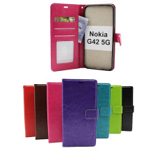 Portfel Crazy Horse Nokia G42 5G Zielony
