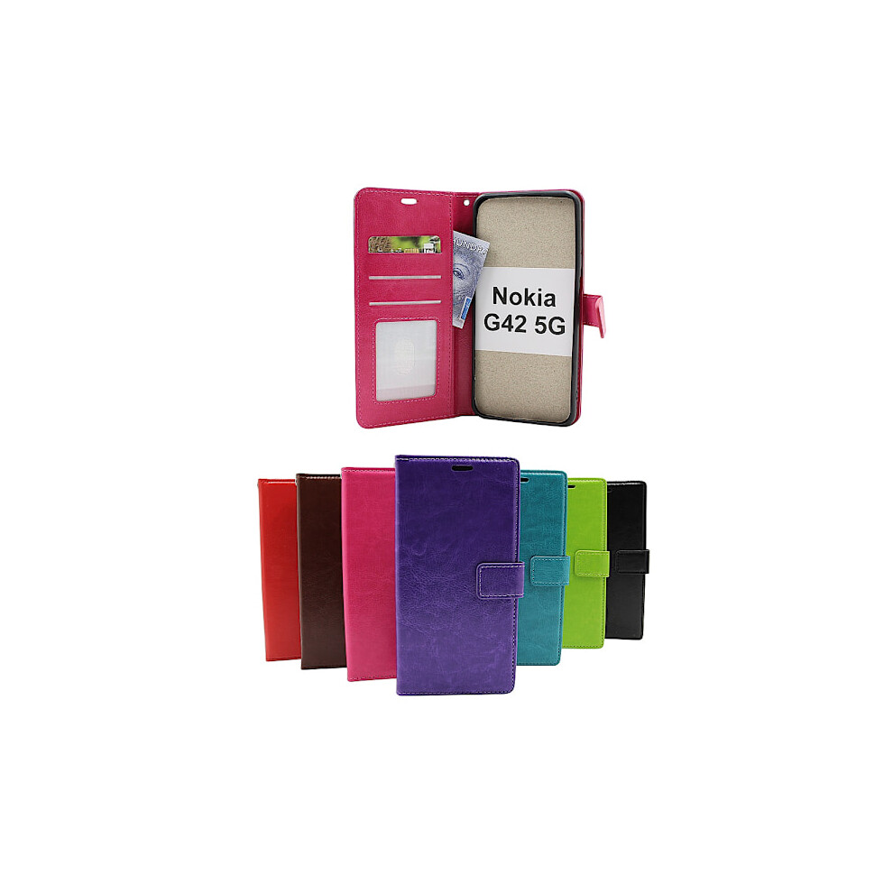 Crazy Horse Wallet Nokia G42 5G Green 9773935947610