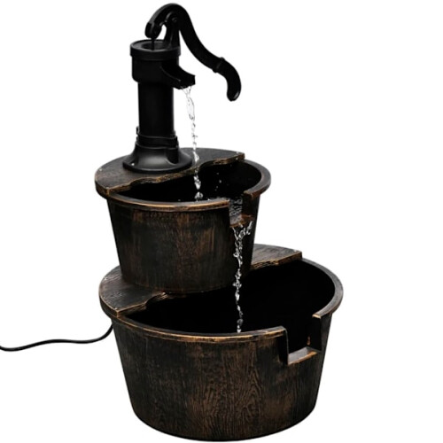 vidaXL Brunnen Braun 1