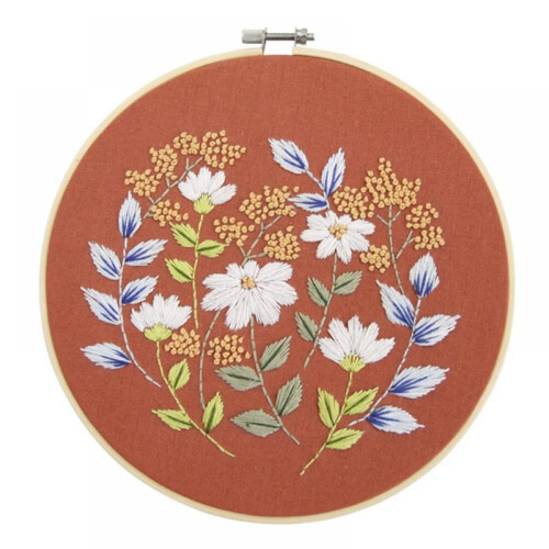 Embroidery Starter Kits with Patterns, Hoop, Thread, Needles & Instructions - Perfect for Beginners, Starters, Adults