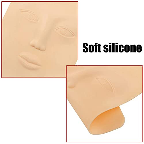 Tattoo Practice Skin 3D Silicone with Realistic Feel for Beginner Microblading Training 2