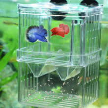 Akvarijní chovatelská krabice z plastu, izolační chovná krabice pro ryby, líhňová inkubátorová krabice pro malé ryby, krevety, klauny,