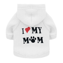 Schattig hondensweatshirt voor kleine honden, kleding voor vrouwelijke huisdieren, warme trui-outfits, ook geschikt voor katten.