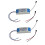 2X Οδηγός LED Οδηγός μετασχηματιστή 20-36W DC60-120V AC85-277V Υψηλής ποιότητας 1
