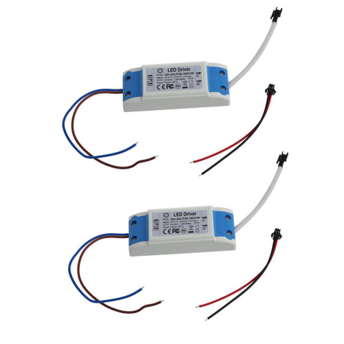 2X Οδηγός LED Οδηγός μετασχηματιστή 20-36W DC60-120V AC85-277V Υψηλής ποιότητας
