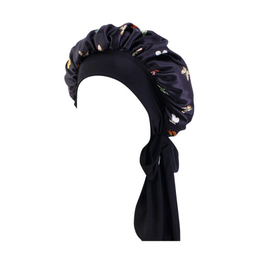 Shower Cap Waterproof Hijab Style Full Coverage Bandana Bath Hat Reusable Comfortable Fit 2