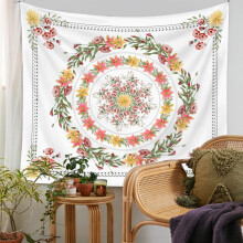 Tapisserie murale colorée 40 x 59 pouces, couvre-lit artisanal pour enfants, filles, garçons, dortoir, salon, décoration de chambre