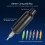 Professional Rotary Tattoo Machine Pen with Adjustable Needle Control and Low Vibration Precision Black 5