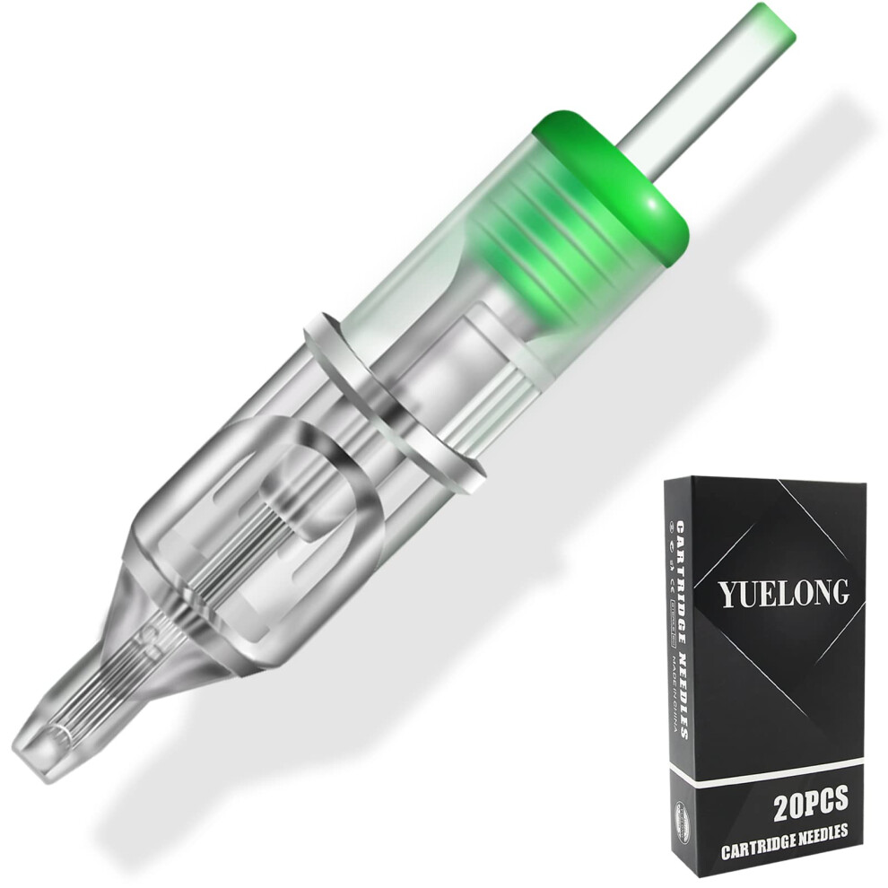 20PCS 1207M1 Magnum Tattoo Cartridge Needles Disposable 316L Steel Enhanced Ink Flow