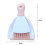 SUSUchens 1 Set Small Broom & Dustpan Kit, Mini Handheld Multi-functional Cleaning Tool for Desktop, Sofa, Kitchen, Keyboard - Blue 8