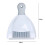 SUSUchens 1 Set Small Broom & Dustpan Kit, Mini Handheld Multi-functional Cleaning Tool for Desktop, Sofa, Kitchen, Keyboard - Blue 6