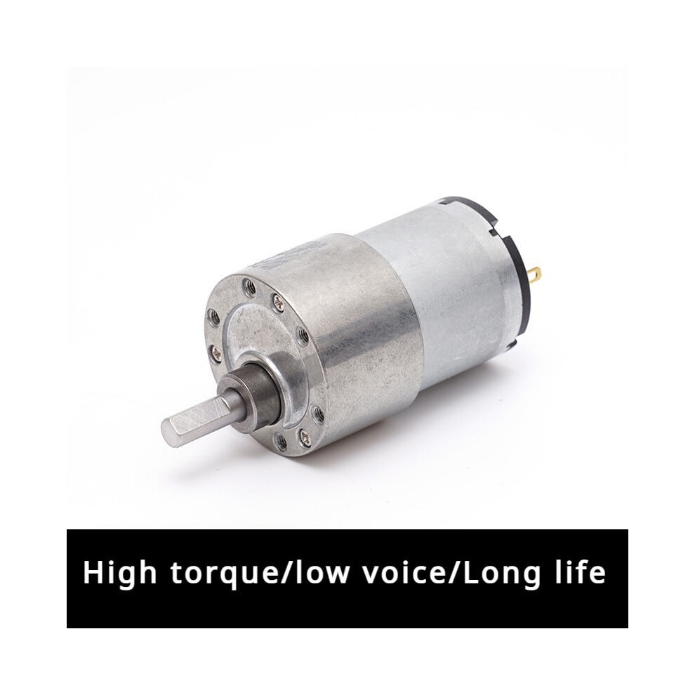 Jgb37-520 Miniature High Torque Metal Gear Reducer Motor 6V/12V/24V 7Rpm ~ 960Rpm Micro Speed Adjustable Forward And Reverse 9110895440186