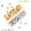 80 PCS Metal Locking Pin Backs, Gold 40 + Silver 40, with Storage Case, Small & Sturdy 7