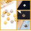 80 PCS Metal Locking Pin Backs, Gold 40 + Silver 40, with Storage Case, Small & Sturdy 3