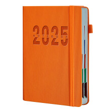 2025 Weekly Planner Notebook Hardcover 2025 Calendar Planner with Monthly Tab 80gsm Thick Paper Daily Planner 365-day Office Plan