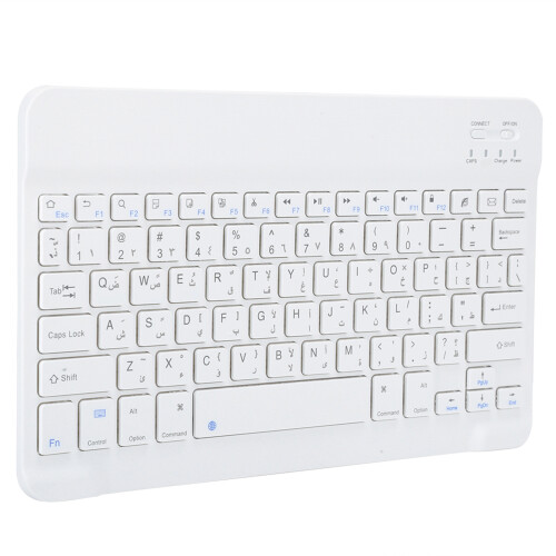 Πληκτρολόγιο Bluetooth για iPad iPhone Tablets, εξαιρετικά λεπτό ασύρματο πληκτρολόγιο με 1