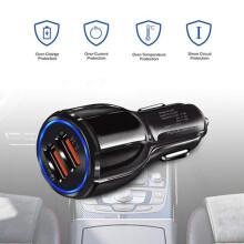 Garanție de siguranță, adaptor încărcător auto cu încărcare rapidă, protecție multifuncțională și compatibilitate universală, materiale