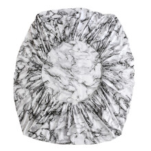 Marble Patterned Table Protector, Vinyl Material Ensures Waterproof Surface for Mess-Free Dining, Elastic Edge Provides Secure Fit for Various Table