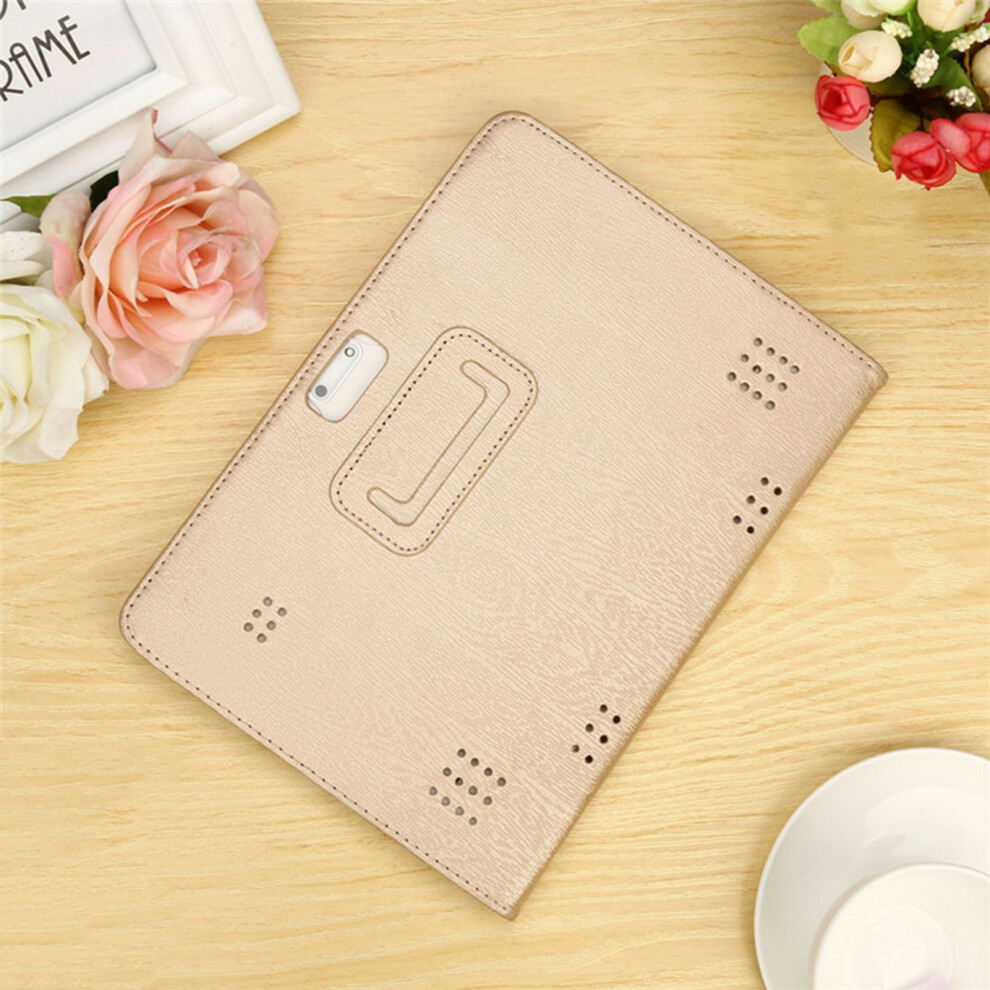 Android Tablet Case Pu Leather Folio Cover, Full Body Protection Lightweight Slim Design Case With Built-In Flip Stand For 10.1 Inch Tablets 9358999238296
