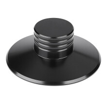 Estabilizador de Discos Emoshayoga, NOVO, Preto, Prendedor de Peso para Discos de Vinil LP, Metal para Toca-Discos (Preto)