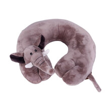 ZPAQI Cuscino portatile per il collo a forma di U in memory foam con design a cartone animato, supporto per il collo