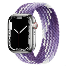 Roztiahnuteľné, kompatibilné s Apple Watch s náramkom Apple Watch 42 mm/44 mm/45 mm/49 mm, fialová, veľkosť L
