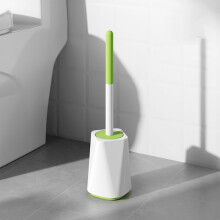 Escova de vaso sanitário Txmfgh com cerdas resistentes - Cabo longo e base pesada para limpeza eficiente em banheiros.