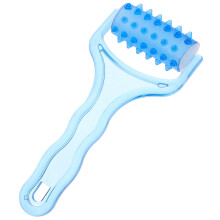 Gemakkelijk te hanteren acupressuurmassageroller, eenvoudig te bedienen, plastic massager (willekeurige kleur)
