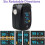 AAOMASSR Fingerpulsoximeter SpO2Herzfrequenz-Gesundheitsmonitor Blutsauerstoffsensor-Messgerät LED (Schwarz) 3