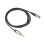 Cable de audio de 3,5 mm macho a mini XLR de 3 pines macho para cámara réflex 6