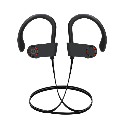 Ακουστικά Bluetooth EQWLJWE για αθλητικά ακουστικά με γάντζο για αυτιά True Stereo 5.0 για 1