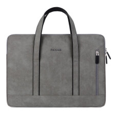 Waterdichte laptoptas/laptoptas, schoudertas/handtas/aktetas - Donkergrijs - 15/15,4/15,6 inch