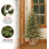2ft Pre-lit Artificial Mini Christmas Tree with LED Lights, Battery Operated Xmas Pine Tree, Burlap Base for Table Decor 4