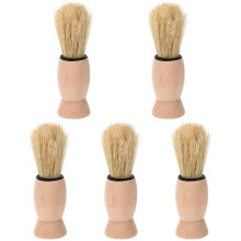 Cepillo de barba vintage, 5 unidades, para afeitarse, para el cuello, con cerdas.