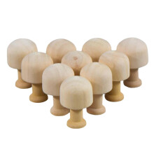 10 Stück unbehandelte Oster-Holzornamente, 2,5 x 4 cm – DIY-Bastelset für Kinder, Heimdekoration, Gastgeschenke, kompatibel mit Bastelmaterialien