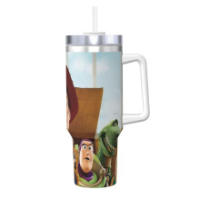 Toy Story 40OZ Eisbecher mit Griff, strapazierfähiger Isolierbecher hält Getränke heiß oder kalt, Fitness, Outdoor-Sport, großes