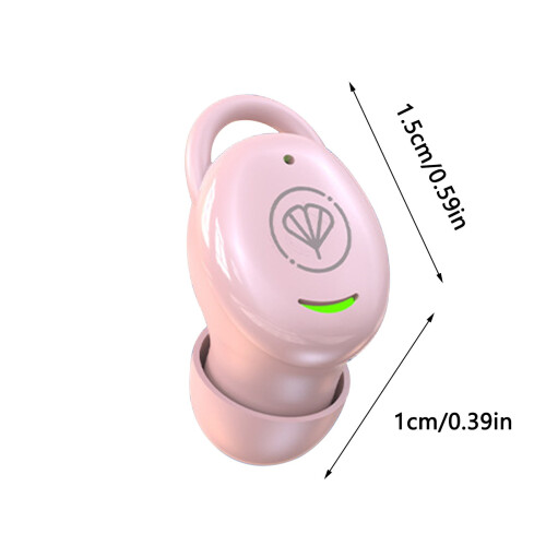 Ακουστικά ύπνου Txmfgh με ασύρματο Bluetooth5.3, μίνι μικρόφωνο στο αυτί για φορετά 2