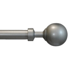 Varão de cortina ajustável com esfera de aço N Urbanest 5/8", 84"-120"