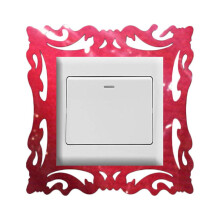 lulshou Home Decor 1PC Aufkleber Home Decor Wandspiegel-Fotorahmen für Shop