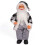 Boneco de Papai Noel de 30 cm (12 polegadas) em pose natalina, perfeito para decoração de janela. 2