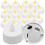 20 velas LED ámbar parpadeantes a pilas. 2