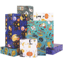 Papel de regalo de Halloween de Winysin, 10 hojas de papel de regalo de Halloween.