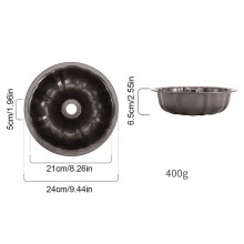 1 phíosa panna císte bundt neamhghreamaitheach panna císte lava fluted cruach carbóin cupáin muifín cruth pumpkin gabhálais bácála múnla