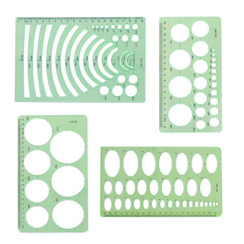 Linyer1Set Circle Stencil Πλαστικό Υψηλής ποιότητας Βολική Χρήση Εντυπωσιακά Πρότυπα για 1