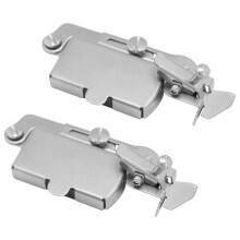 Multifunctionele magnetische naadgeleider, zoomgeleider, geleider voor industriële stik- of boventransportnaaimachines, 2 stuks