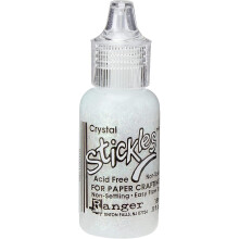 Lipici sclipici Ranger Stickles Crystal, 0,5 oz, pachet de 2 bucăți